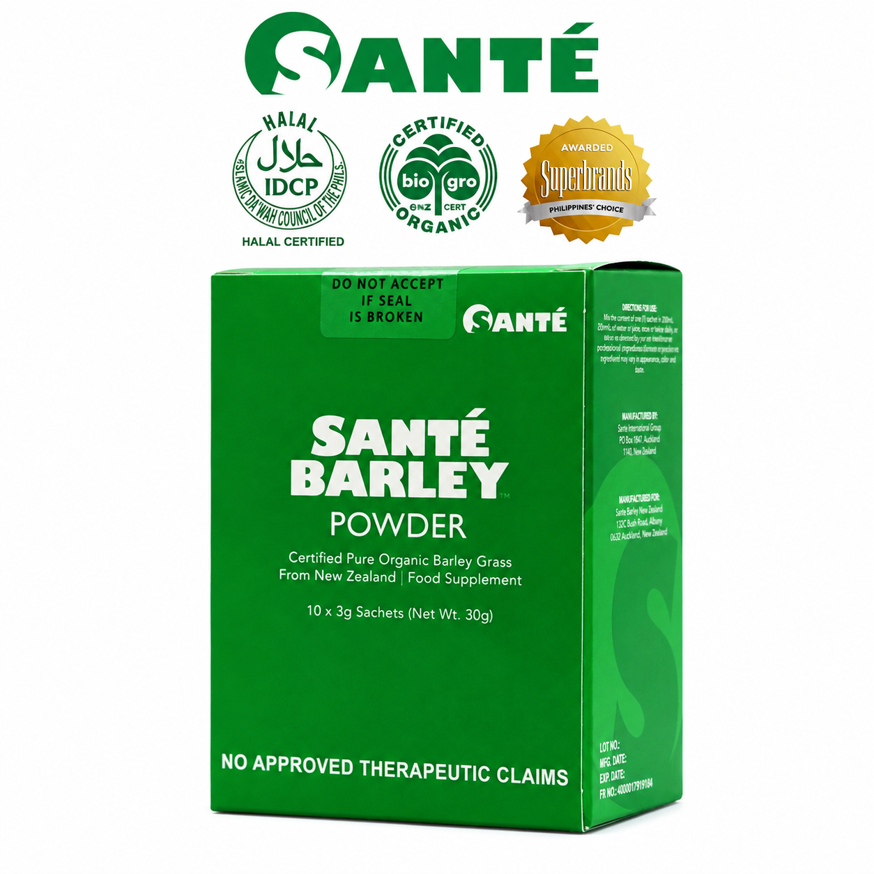 SANTÉ Barley Trial Pack